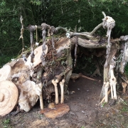 Grendals  mothers lair at west stow anglo saxon village 