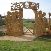 Hitcham Play Area Entrance